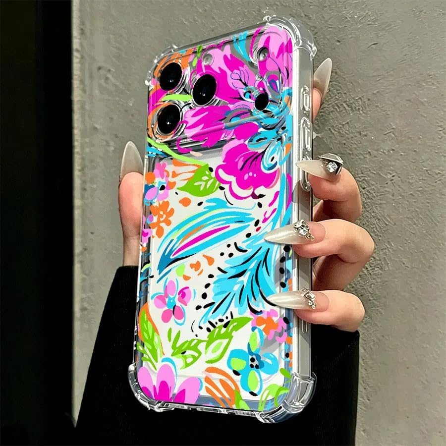 Boho Floral Phone Case for iPhone 17 Pro Max to 11 (iPhone 12) image 3