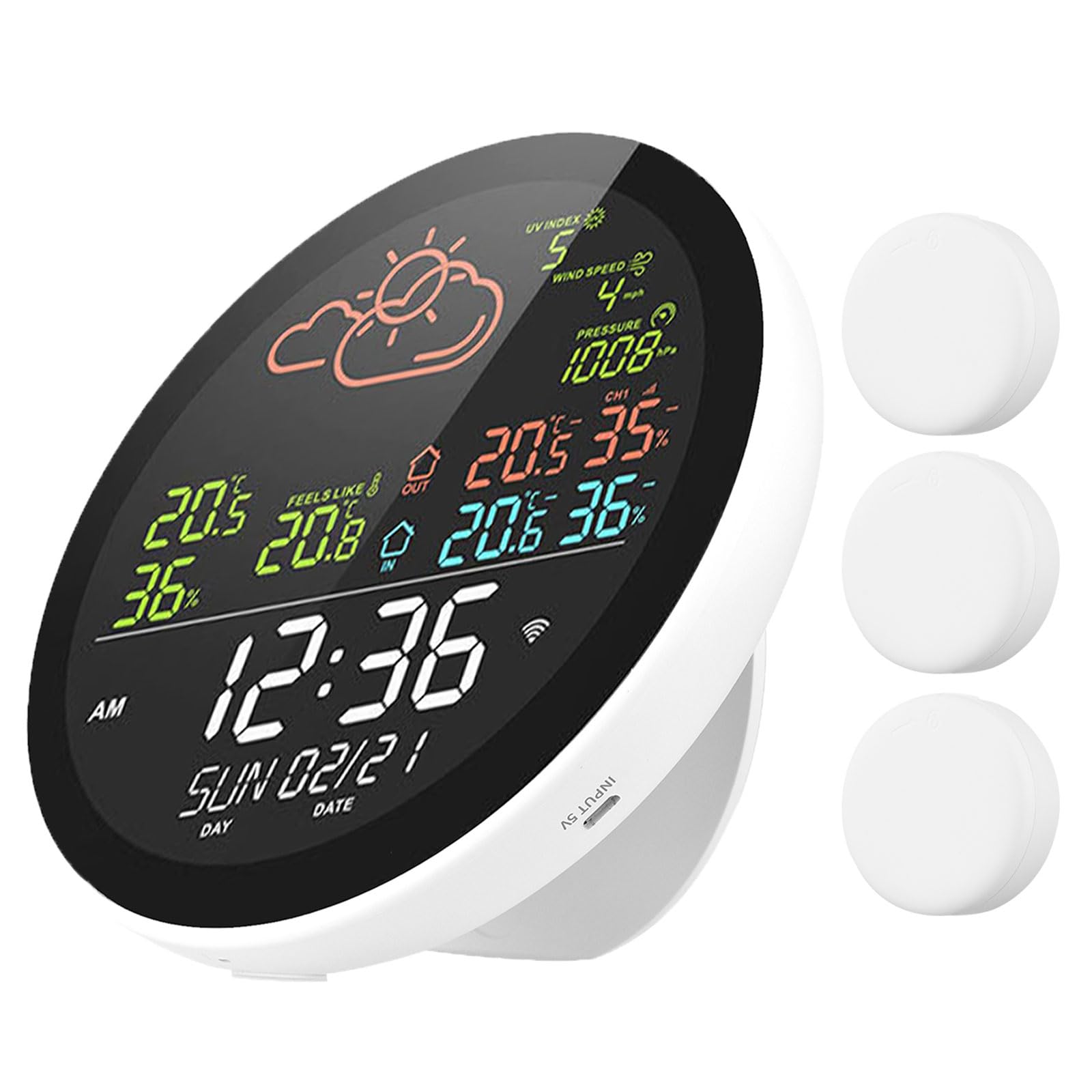 Station météo intérieure et extérieure WiFi connectée pour optimiser votre potager