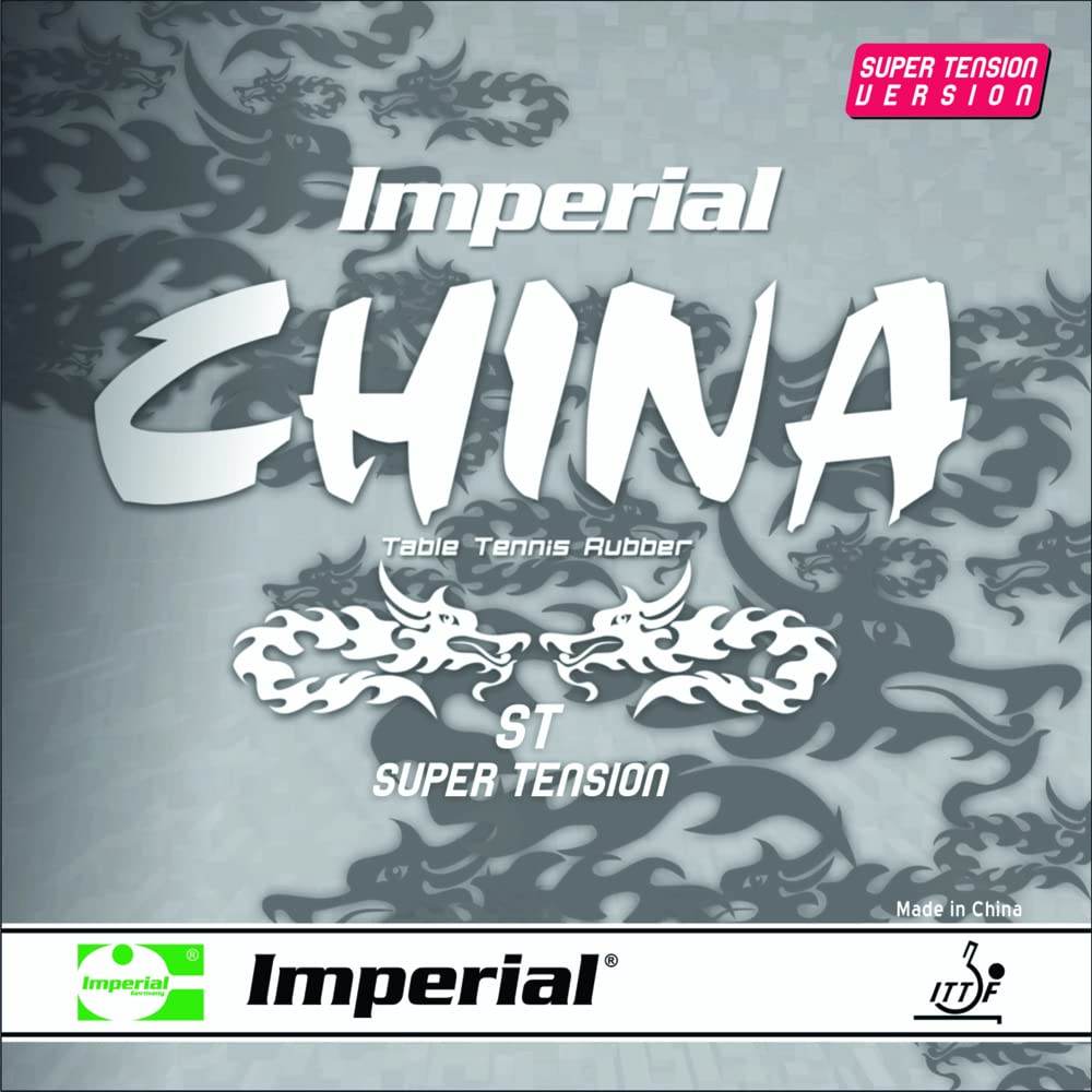 Imperial China ST Super Tension | Rivestimento per Tennis Tavolo Cinese | Puntini Interno | Offensivo | Omologato ITTF