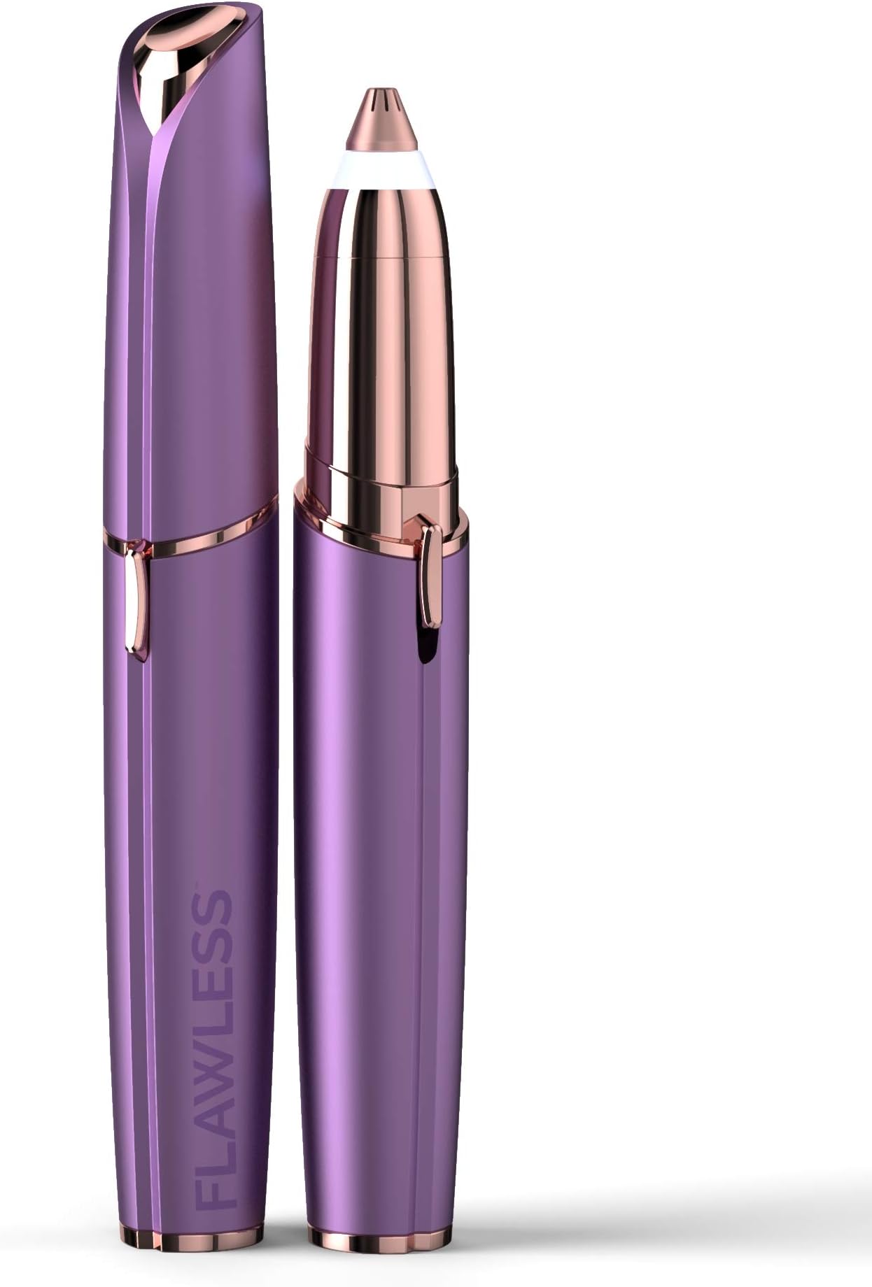 Finishing Touch Flawless Brows Remover, Electric Eyebrow Razor for Women with LED Light for Instant and Painless Hair Removal