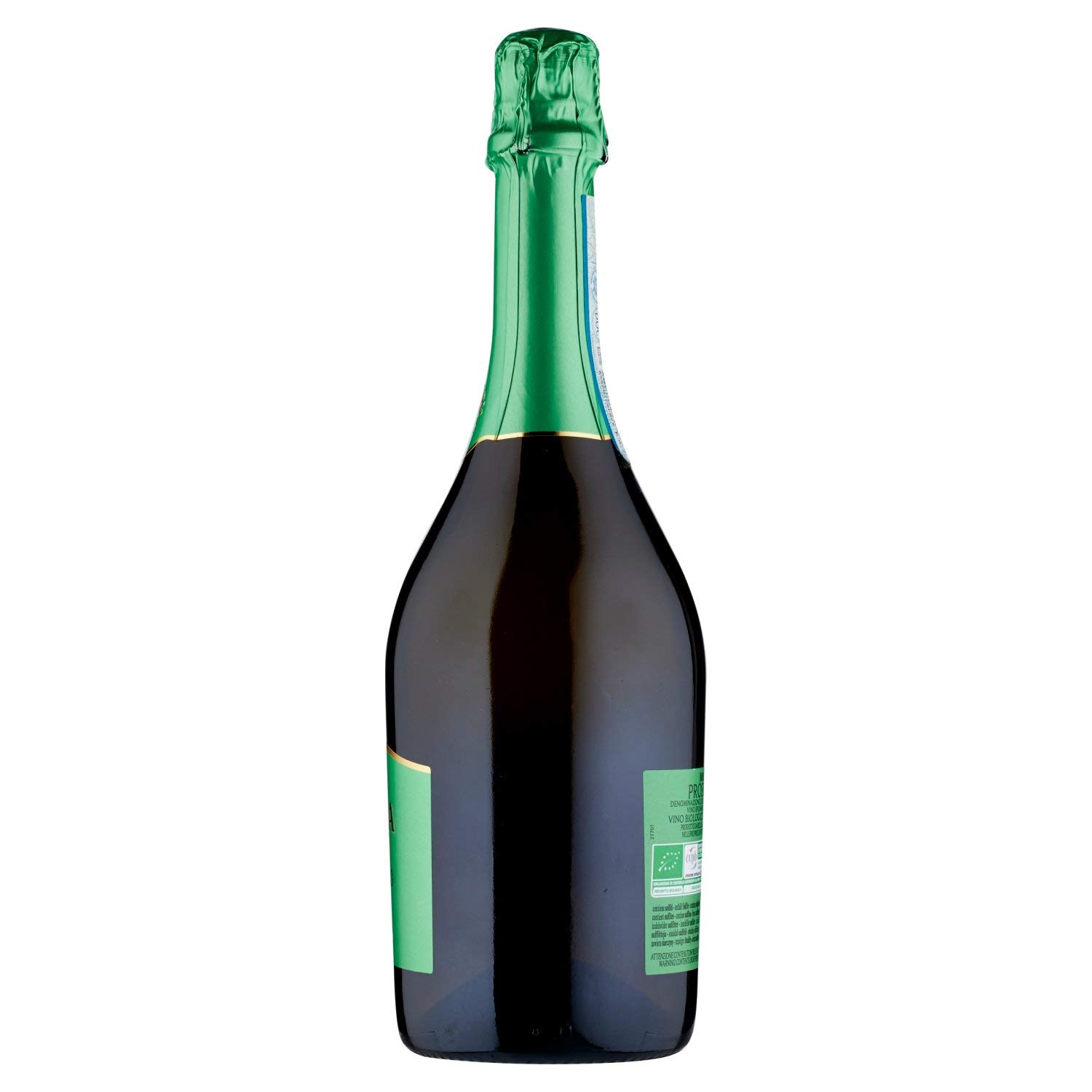 Bolla Prosecco DOC Spumante Extra Dry Biologico - Spumante Bianco, 750 ml (Confezione da 6)