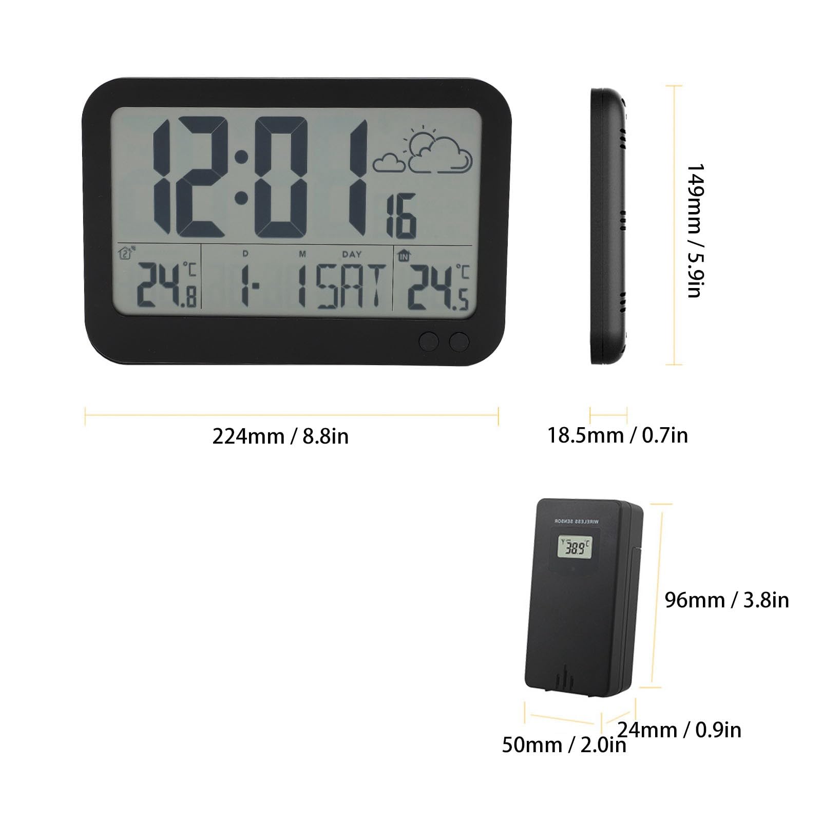 Orologio Grande Da Parete LFF Orologio Atomico A Grande Schermo