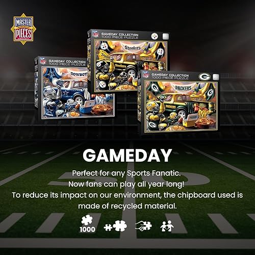 Miniatura 2 de Masterpieces NFL Unisex-Adult 1000-Piece Gameday Tailgate Puzzle