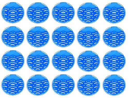 ZEROSUN Splash Guard Urinal Screen & Deodorizer Odor Neutralizer for Men s Public Restrooms (20-Pack, Blue)