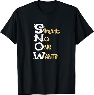 Funny Winter Weather Forecast Snow Haters T-Shirt
