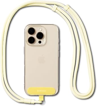 Ringke Holder Link Flow Shoulder Y-Type Designed for Phone Lanyard, Cute Soft Adjustable Crossbody Strap with Tether Tab
