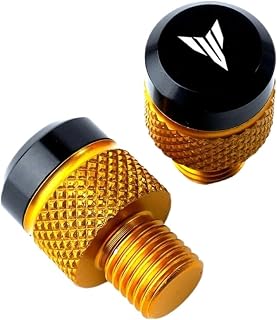 1 Pair Motorcycle Accessories CNC Mirror Hole Plug Bolts Cover Screws Caps Compatible with YAMAHA MT 07 09 03 10