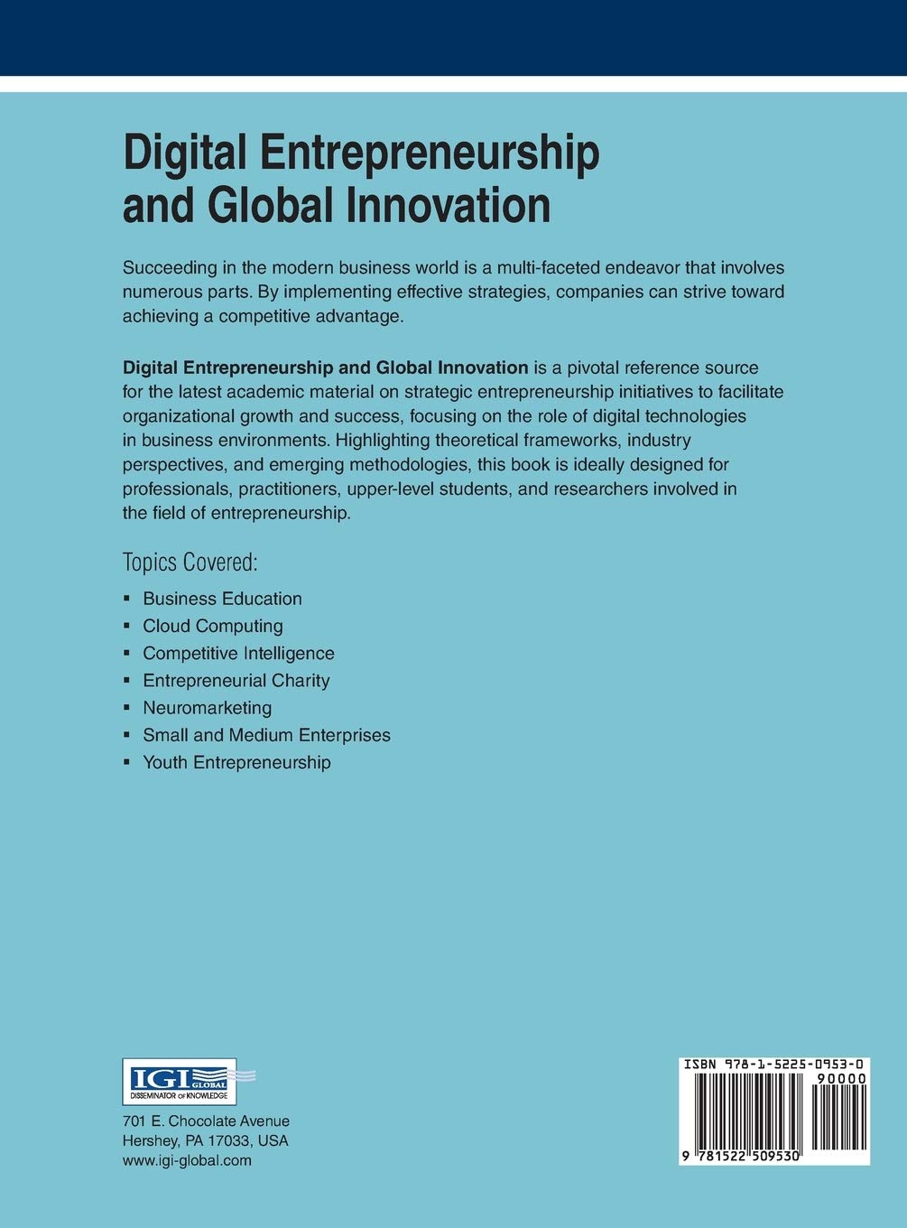 Digital Entrepreneurship and Global Innovation (Advances in Business Strategy and Competitive Advantage)