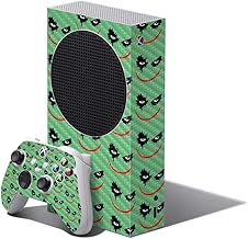 MightySkins Carbon Fiber Skin Compatible with Xbox Series S Bundle - Why So Serious | Protective, Durable Textured Carbon Fiber Finish | Easy to Apply | Made in The USA