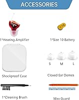 Vista 6 de Amplificador auditivo para adultos mayores con cancelación de ruido, asistencia para ancianos escucha, amplificador de sonido de voz, dispositivos