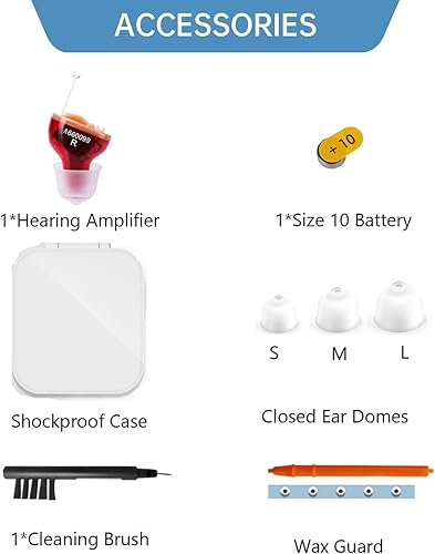 Miniatura 6 de Amplificador auditivo para adultos mayores con cancelación de ruido, asistencia para ancianos escucha, amplificador de sonido de voz, dispositivos