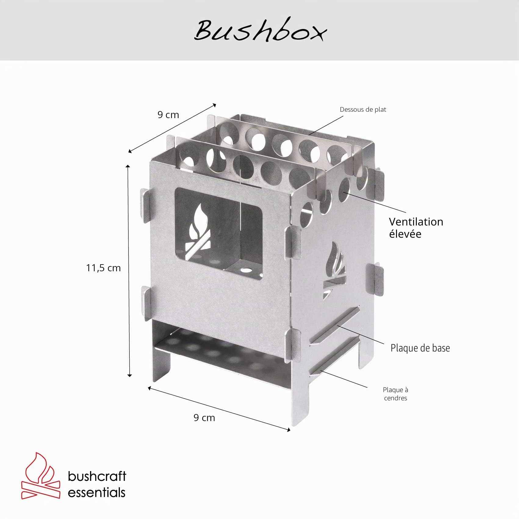 Réchaud à bois Bushbox kit
