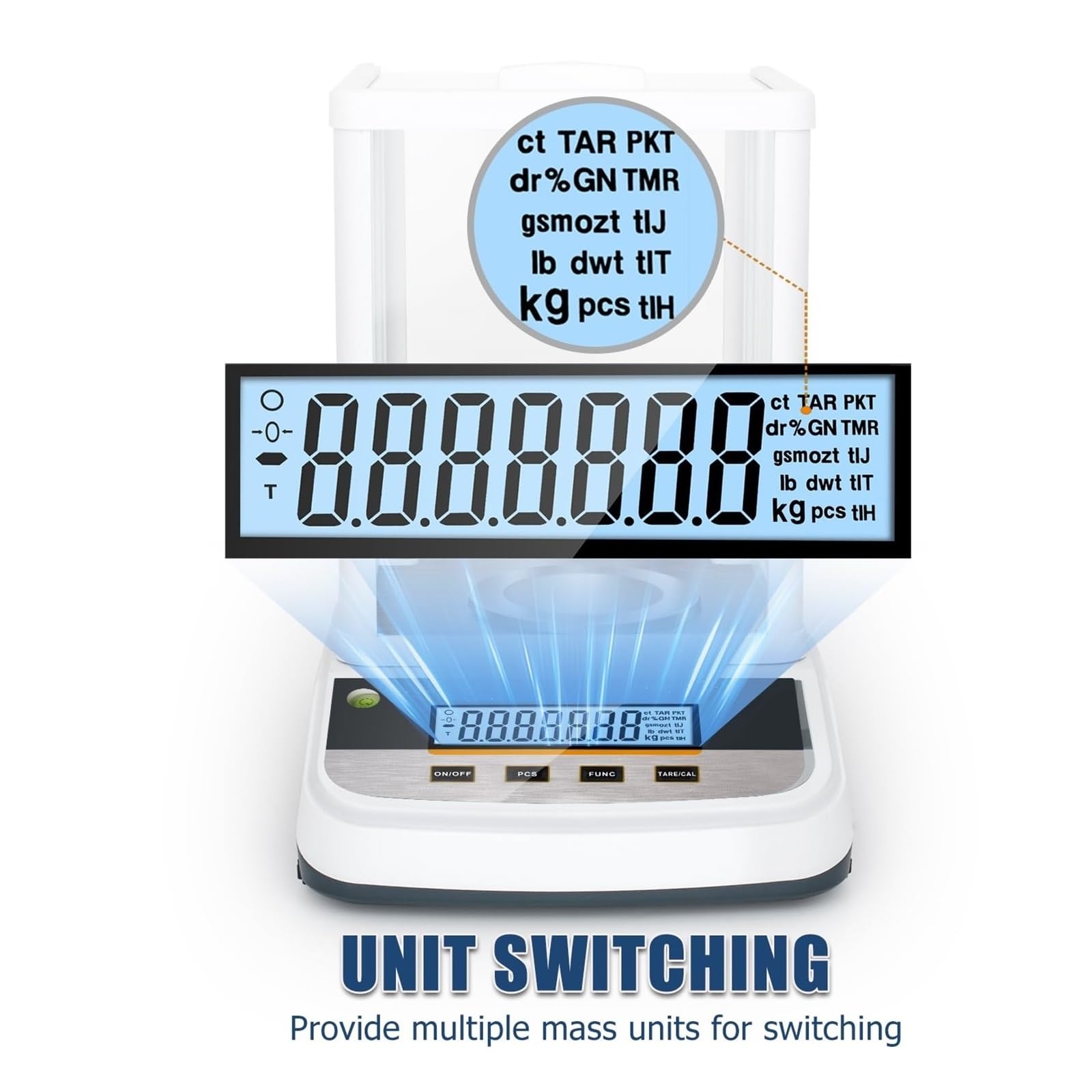 500 G Analytische Laborwaage Mit 0,001 G Ultrapräziser Digitaler Waage, Ideal For Labore PräZisionswaagen