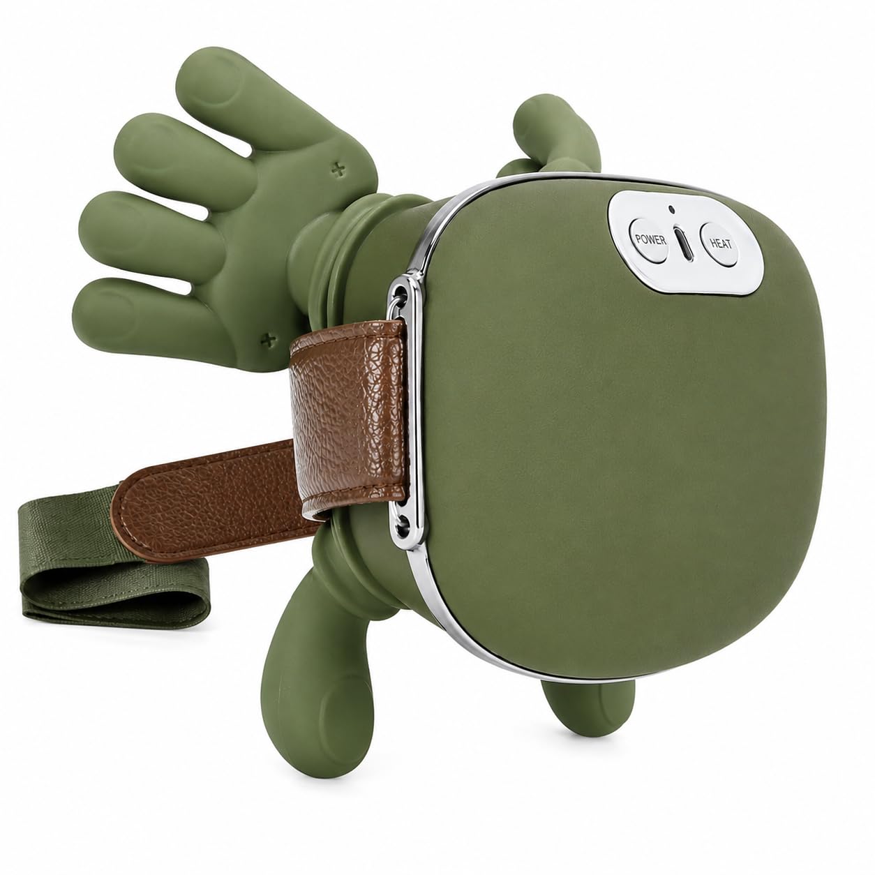 Massaggiatore Cervicale e Spalle con Calore, Massaggio Shiatsu 4D con Manine Simulate, Massaggiatore Collo e Schiena Senza Fili Ricaricabile, Design Ergonomico per Relax Muscolare e Benessere