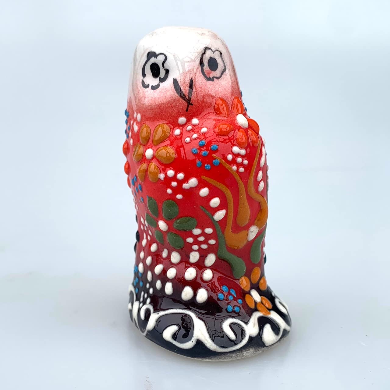 Amazon.co.jp: トルコ陶器 トルコ雑貨 ふくろう置物 フクロウ 梟