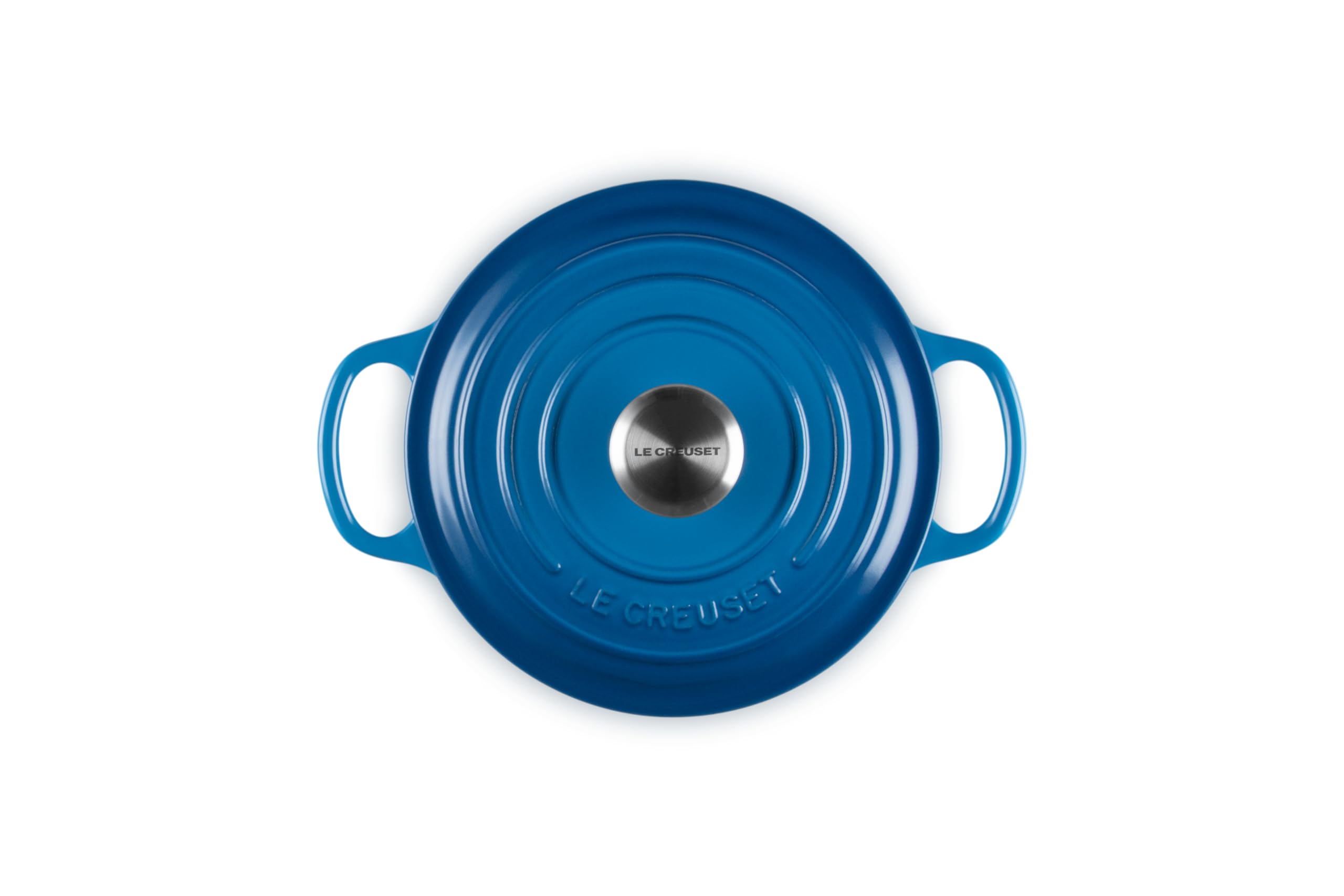 Le Creuset Signature Gusseisen-Bräter mit Deckel, Ø 18 cm, Rund, Für alle Herdarten und Induktion geeignet, Volumen: 1,8 l, 2,572 kg, Marseille