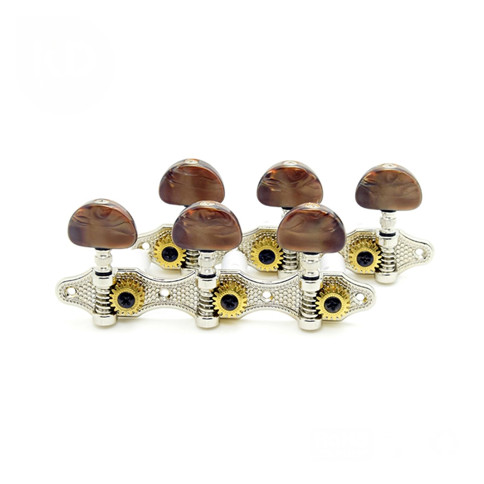 Gitarren Saiten Stimmgerät Klassische Gitarre Tuning Peg Bronze Chrom Farbe 1:18 Verhältnis Gitarre Maschine Kopf Reparatur Teile Zubehör