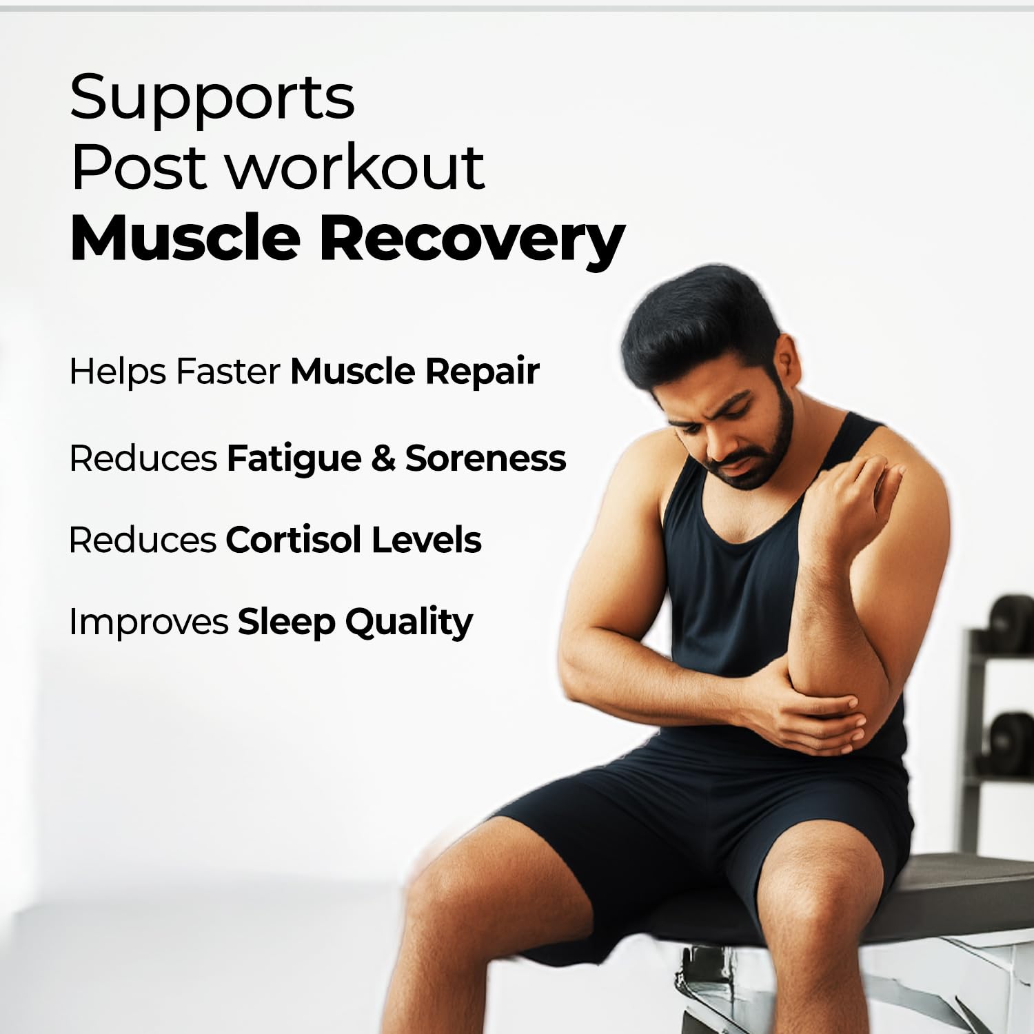 Zandu Ashwagandha Gold Plus I Reduces Stress & Cortisol, Improves Sleep and Muscle Recovery I Over 5% Withanolide Content | Scientifically Tested | 60 Caps 1