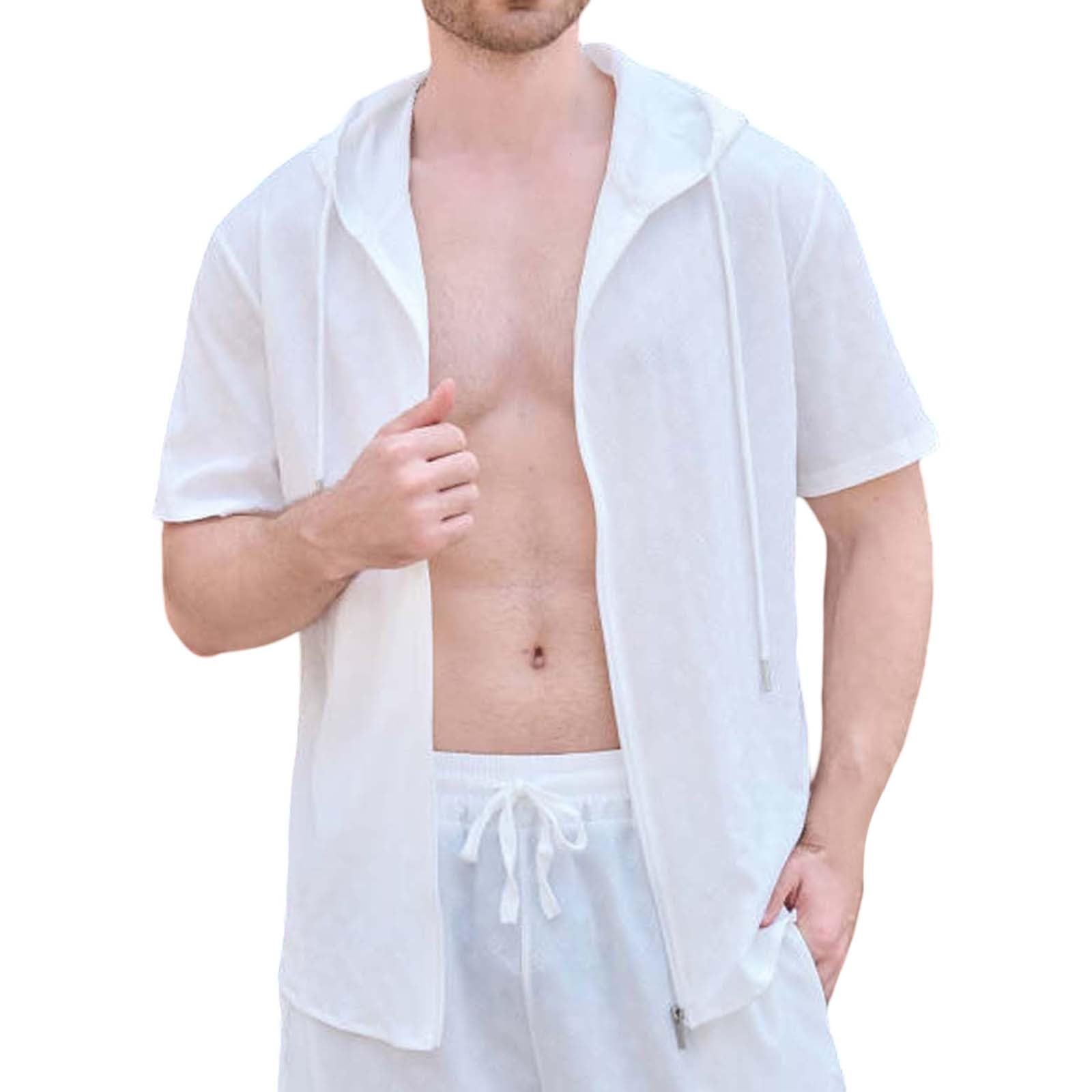 Men's Lightweight Casual Vest Summer Outdoor Loose Fit Zip Up Pure Color Sleeveless Jacket for Daily Streetwear