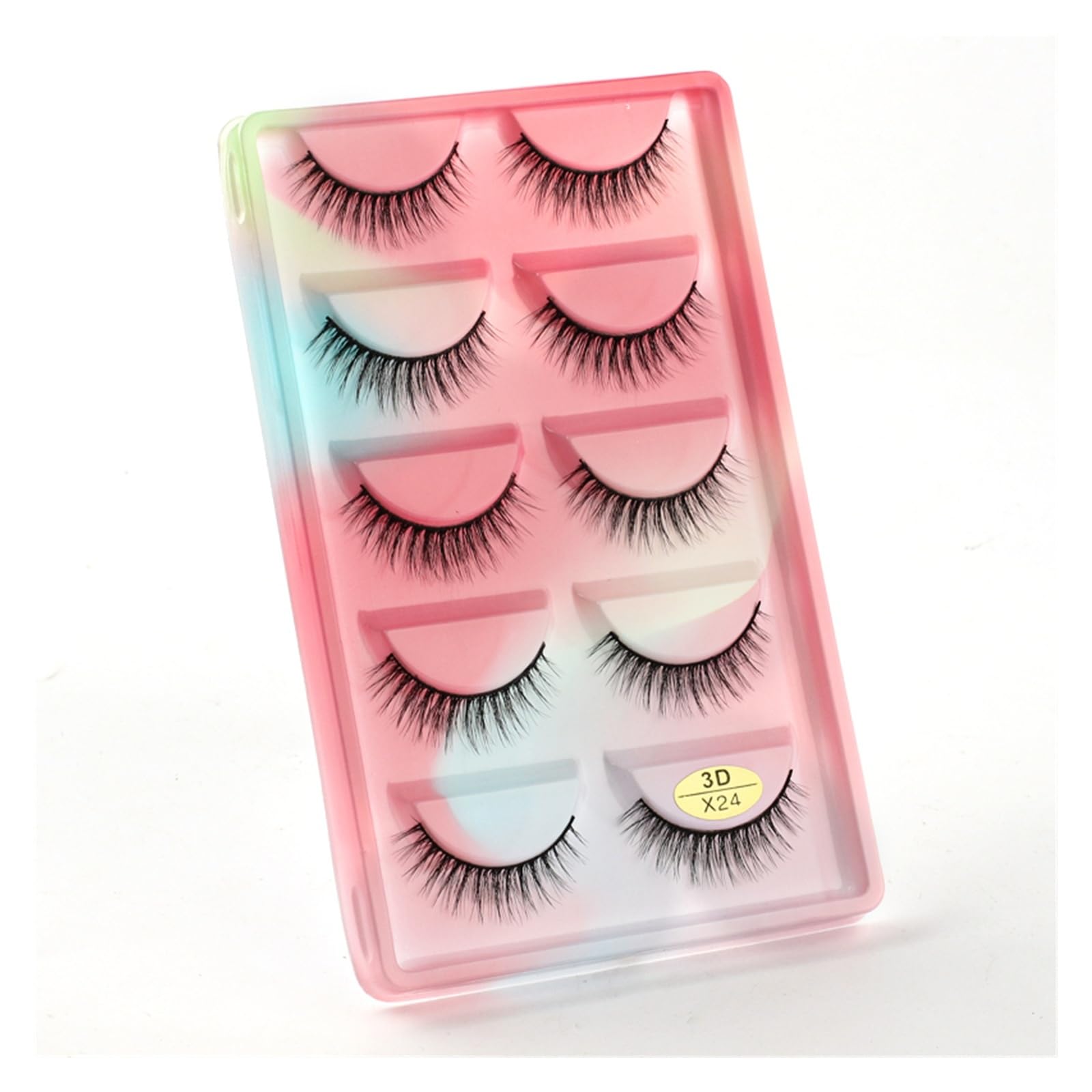 UAMOU 10 50 100 Boxes Mink Eyelashes Fluffy 3D Mink Lashes Makeup Natural Long Volume False Eyelashes Bulk