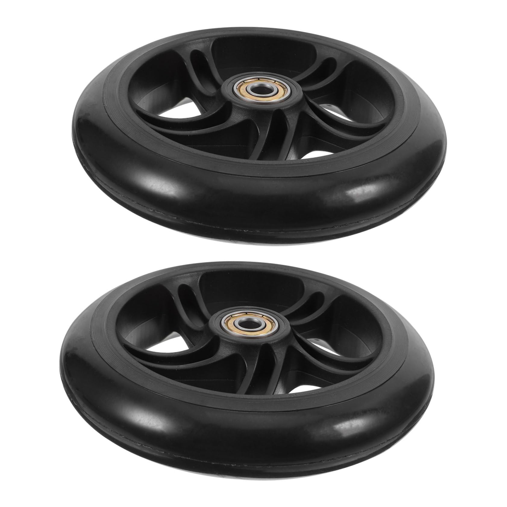 VICASKY 2pcs Scooter Wheel Set Silent Wheels for Skateboards Wear Resistant Replacement Tires for Enhanced Grip and Control