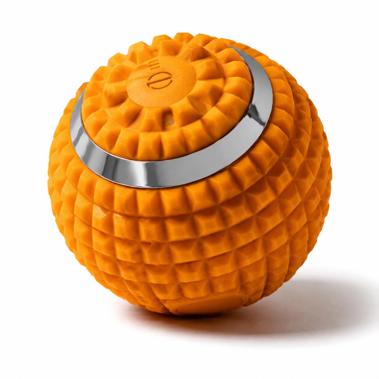 LyfeFocus Vibrating Massage Ball for Trigger Point Therapy & Muscle Tension Relief (Orange)