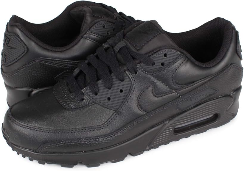 新品未使用タグ付き　エアマックス90レザー黒26.5㎝ NIKE ナイキ エアマックス90 スニーカー レディース メンズ AIR