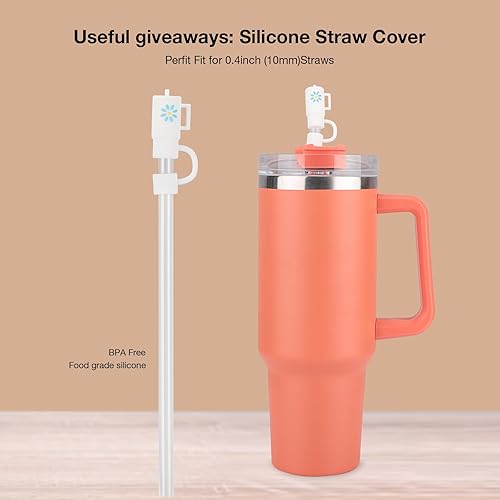 Miniatura 2 de EASYXQ Cuenco para aperitivos Stanley de 40 onzas con asa, bandeja reutilizable de silicona para aperitivos, se adapta a accesorios Stanley Cup