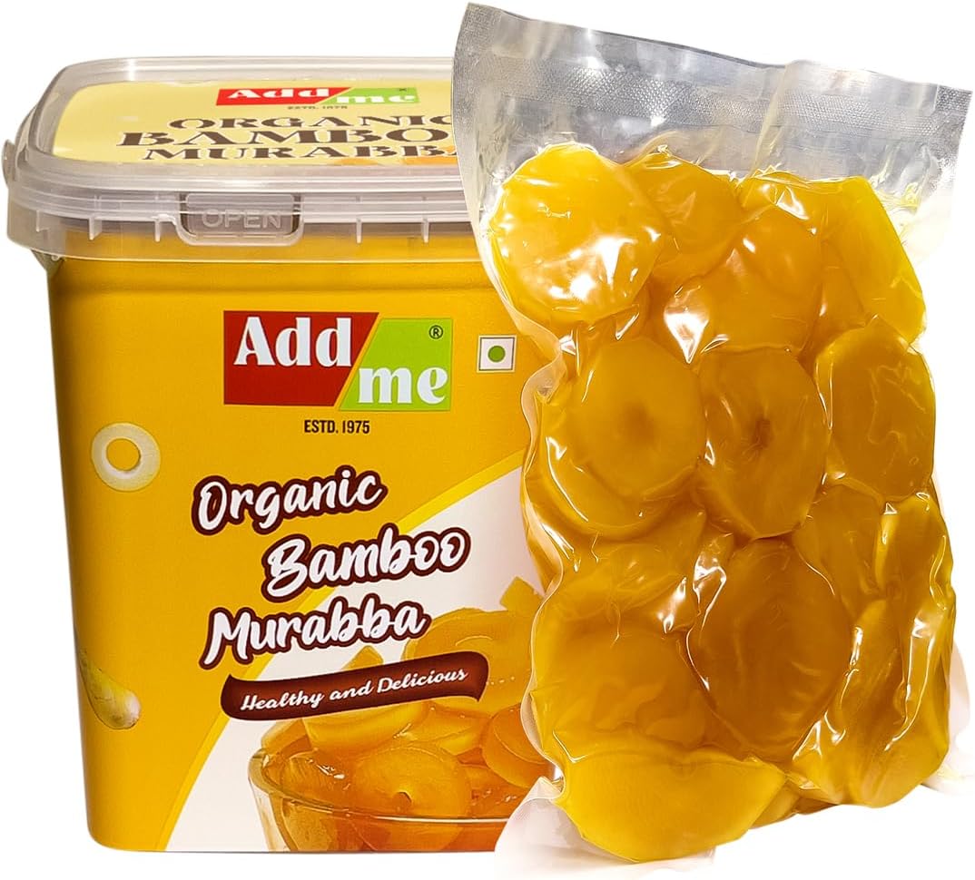 Delicious & Sweet Bamboo Murabba 750gm | Immunity Booster muraba without sugar syrup | bans ka murabba for height growth Bucket Pack.
