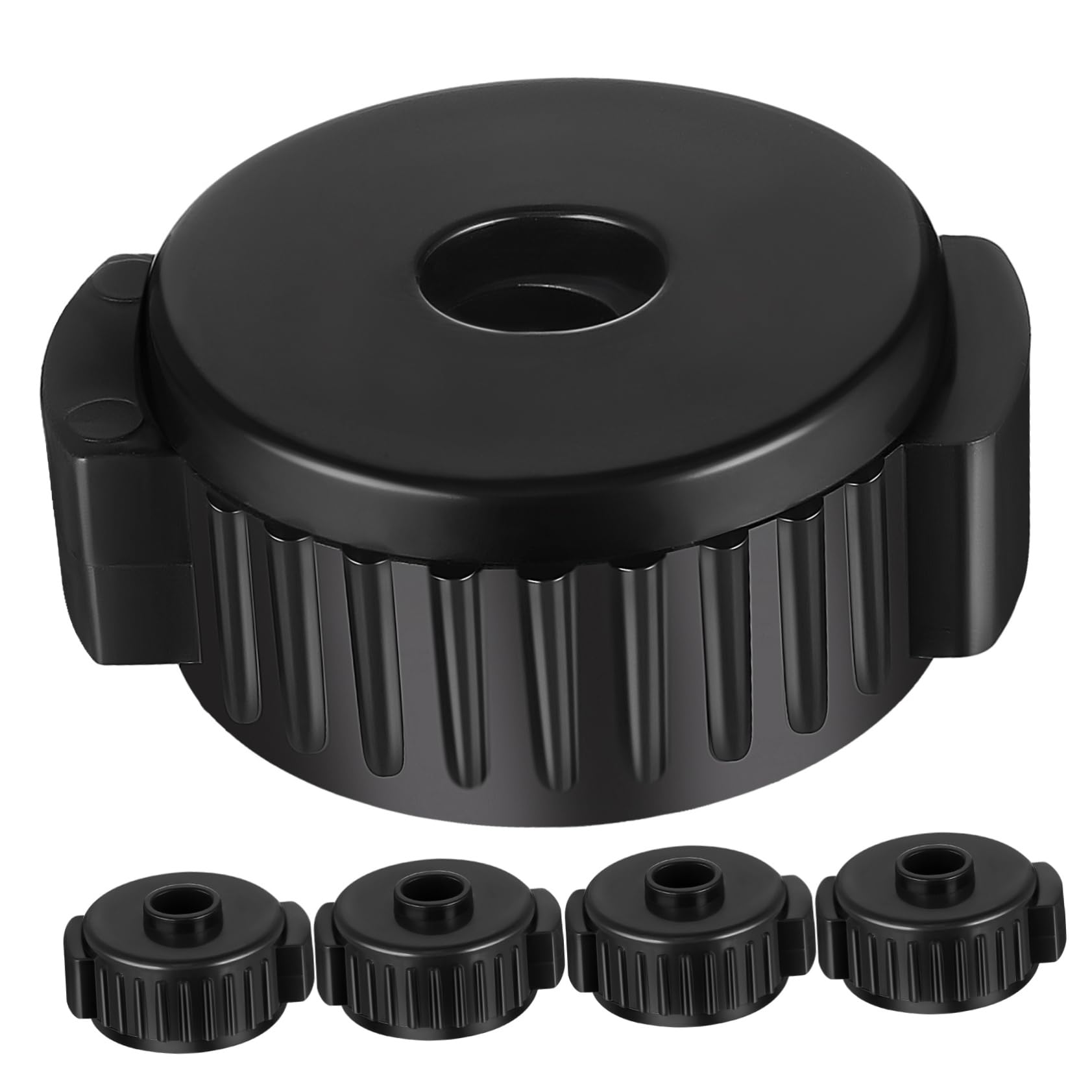 Yardwe 5Pcs Drum Cymbal Nuts Lightweight Quick Release Mounting Nuts for Percussion Drum Kit Durable Design Fit Compatibility Enhance Sound Clarity