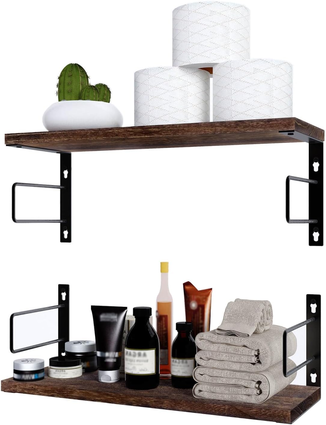 Eifiwot Floating Shelves Wall Mounted Set of 2, Wall Shelf