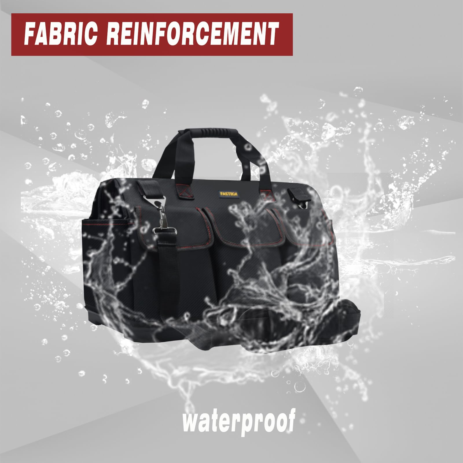 Snapklik.com : FASTECH 20-inch Heavy Duty Bottom Tools Bag