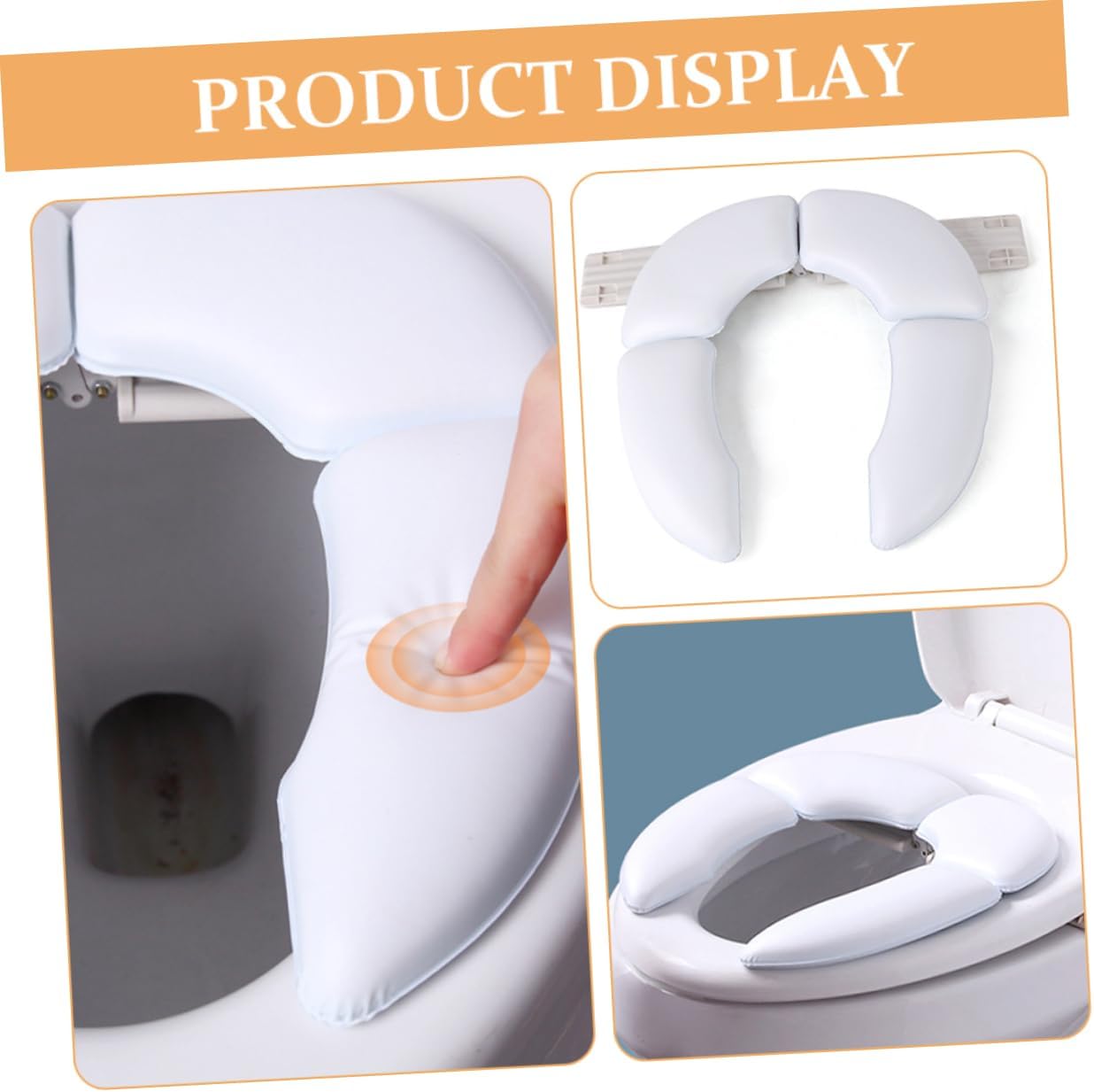 Milisten Portable Toilet Seat Cushion for Boy Girl Lightweight Boy Girl Toilet Pad Travel-friendly Potty Training Cushion Comfortable Easy to Use