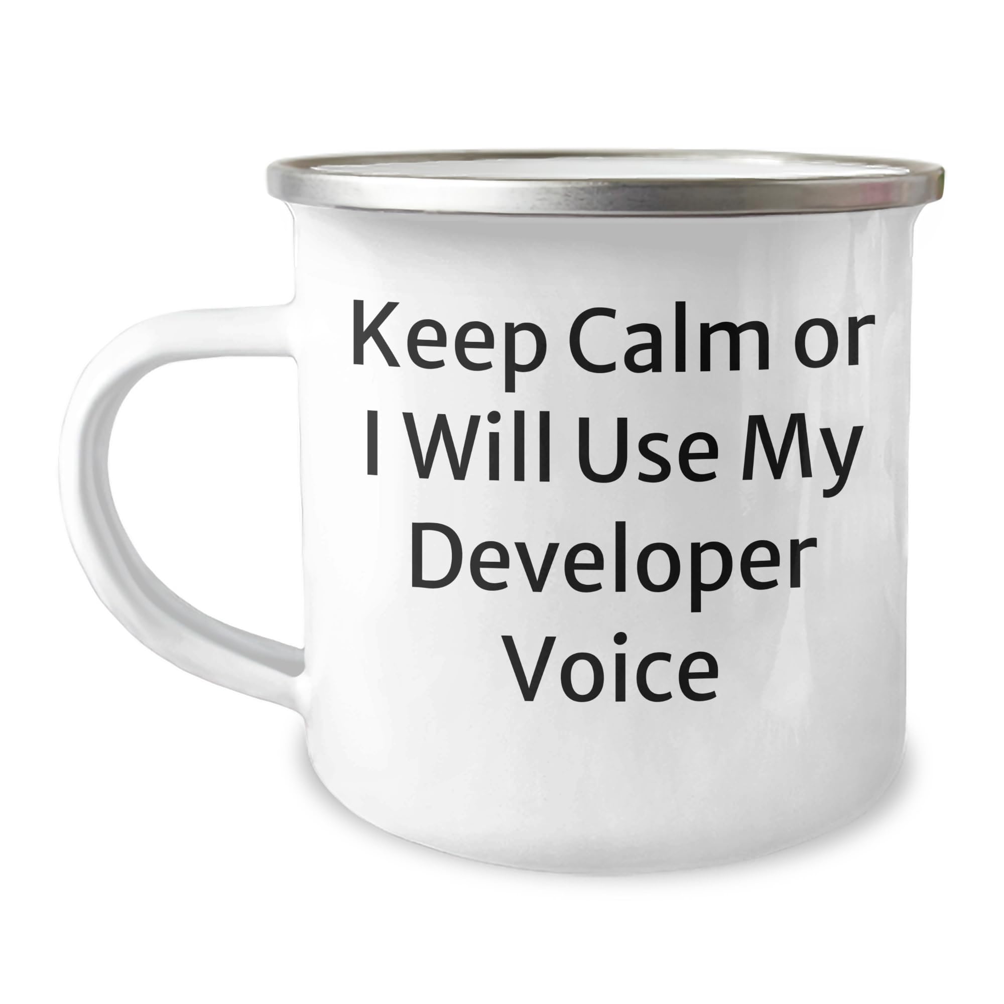 Keep Calm Developer Gifts Developer Camping Mug Birthday Unique Gifts from Men to Men Gifts for Him