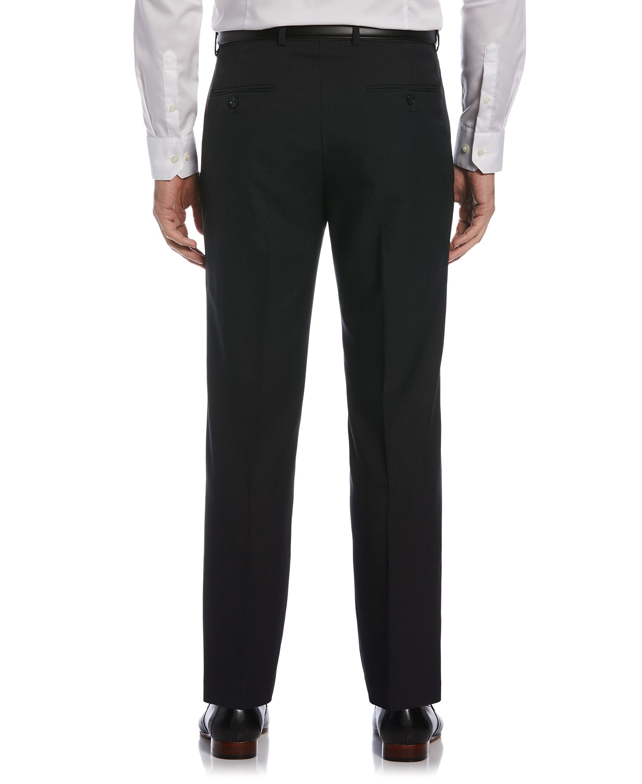 Perry Ellis Portfolio Modern-Fit Performance Pantaloni Eleganti Uomo