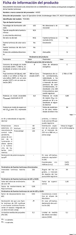 HEKEE LED Beépíthető Spotlámpa 8W Mennyezeti Világítás 2700K Meleg Fehér IP44 Vízálló 800lm 5 Darabos Szett