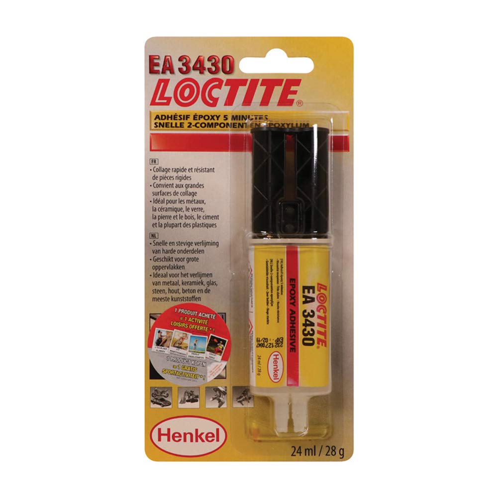 Loctite EA 3430 Epoxy adhesive metalrubberplastic 24ml