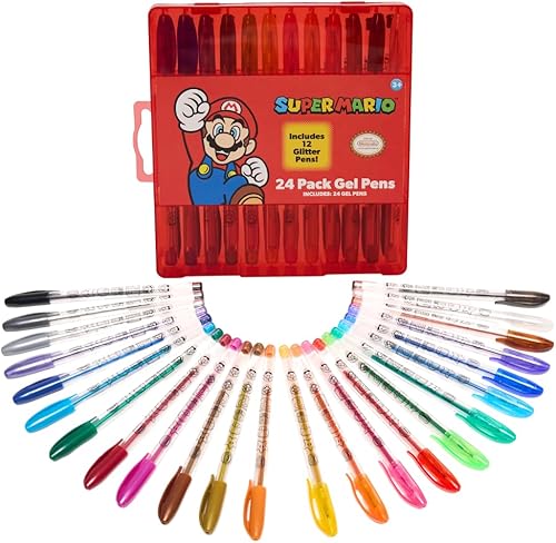 Vista 90 de Innovative Designs Pokemon - Juego de bolígrafos de gel para niños, paquete de 24 con bolígrafos de gel con purpurina, bonitos bolígrafos para niñas