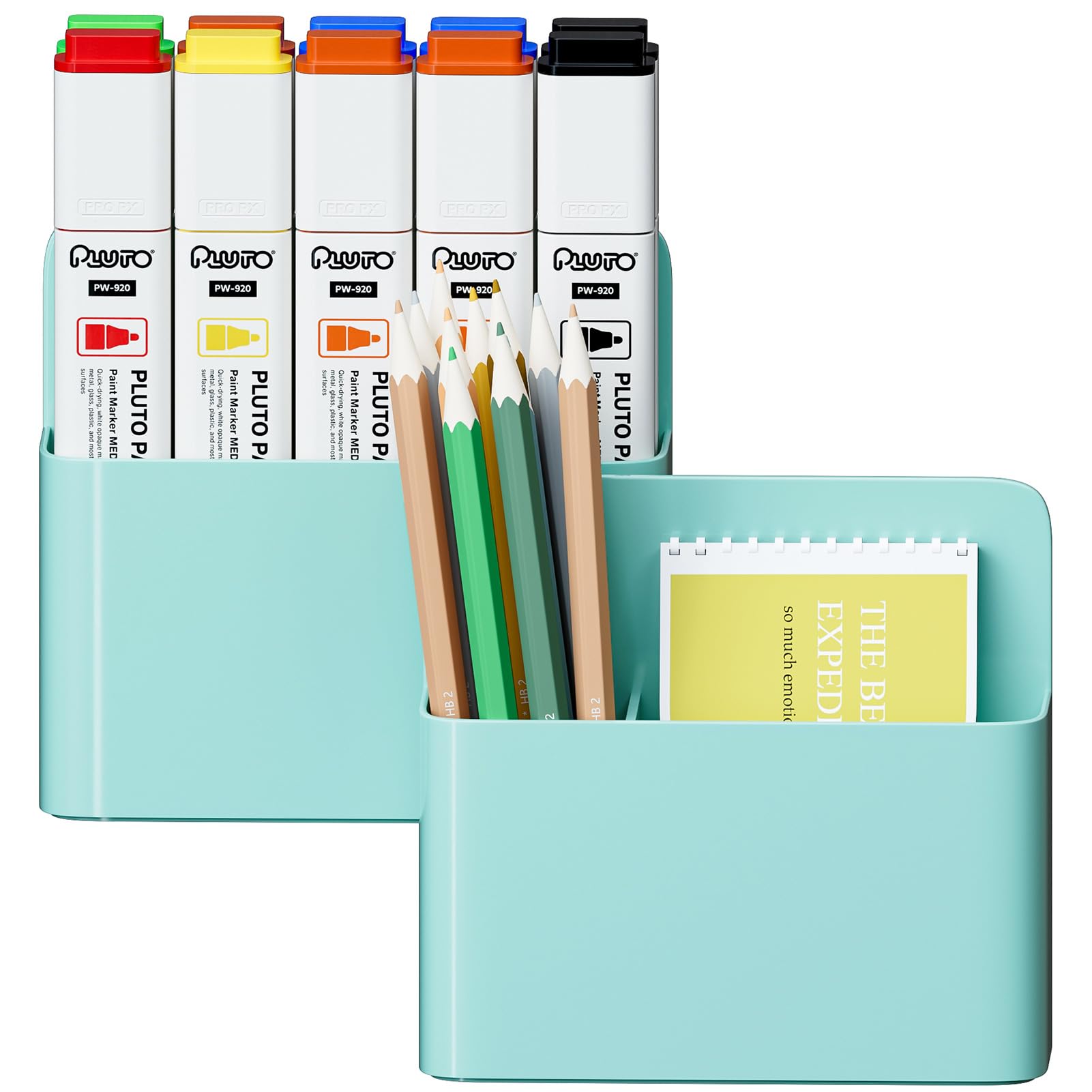 Mabrasse 2p Magnetic Dry Erase Marker Holder,Pen and Eraser Holder for Whiteboard, Magnet Pencil Cup Utility Storage Organizer for Office,