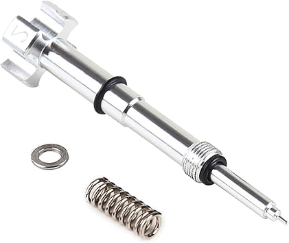 Air Fuel Mixture Screw CNC Adjust Carb FCR Air Screw Compatible with KEIHIN Carburetor Four-Strokes FCR Carbs Motorcross Motorcyclesilver