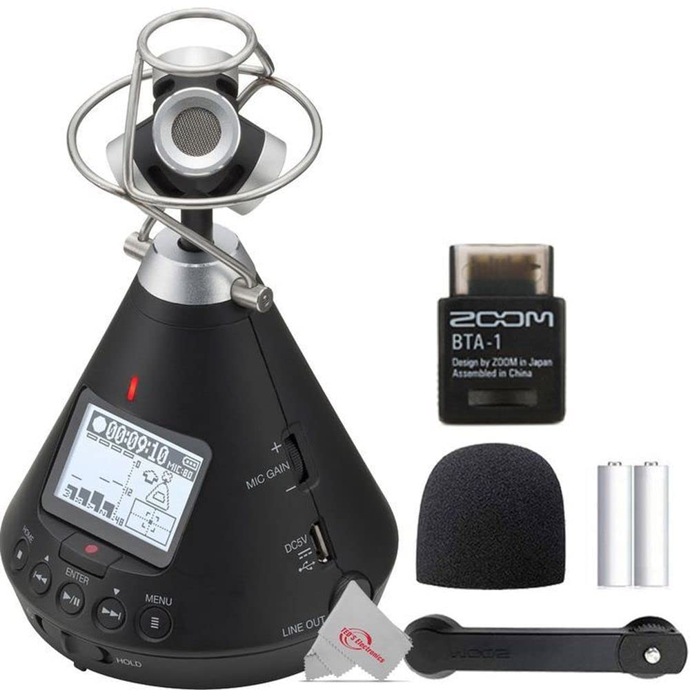 Zoom H3 VR Handy Audio Recorder + ZOOM BTA-1 Bluetooth Adaptor