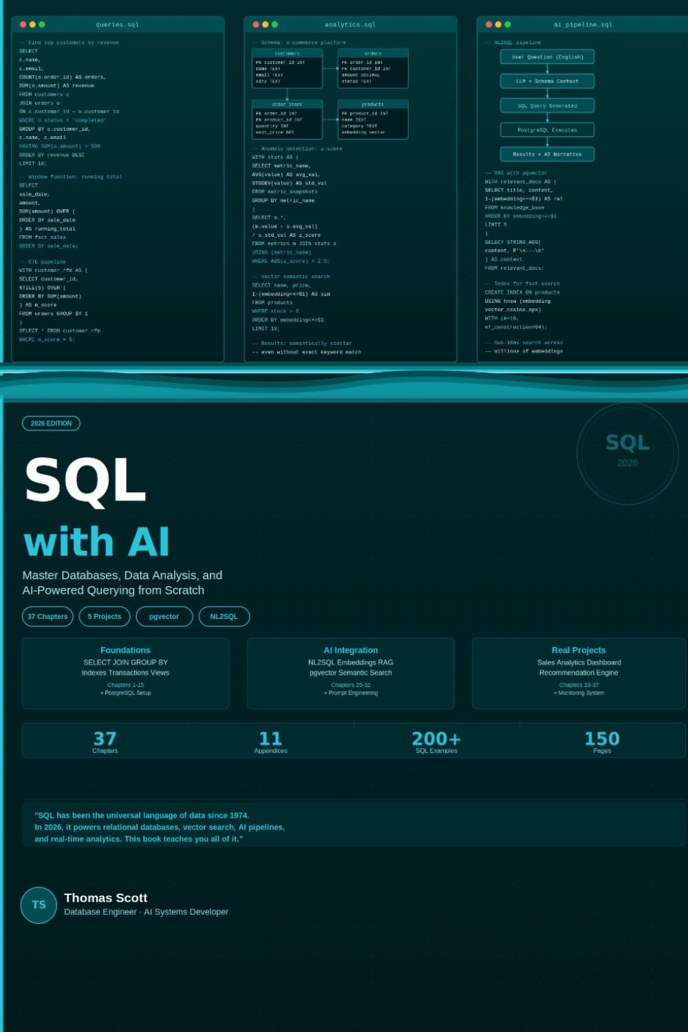 SQL with AI: A Complete Beginner's Guide to SQL, Databases, Data Analysis, and AI-Powered Querying