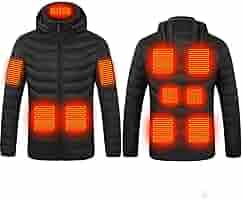 Amazon.com : Electric Heated Jacket for Men, Heated Zip Up