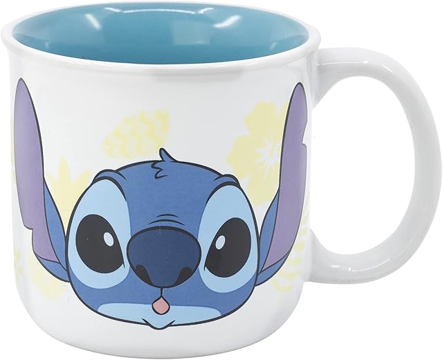 Ścieg ceramiczny kubek śniadaniowy 400 ml w pudełku prezentowym