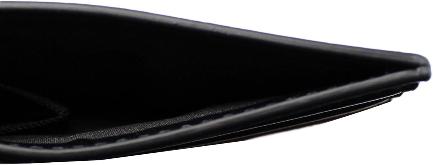 Michael Kors Harrison Leather Tall Card Case - Black/Luggage : Clothing, Shoes & Jewelry