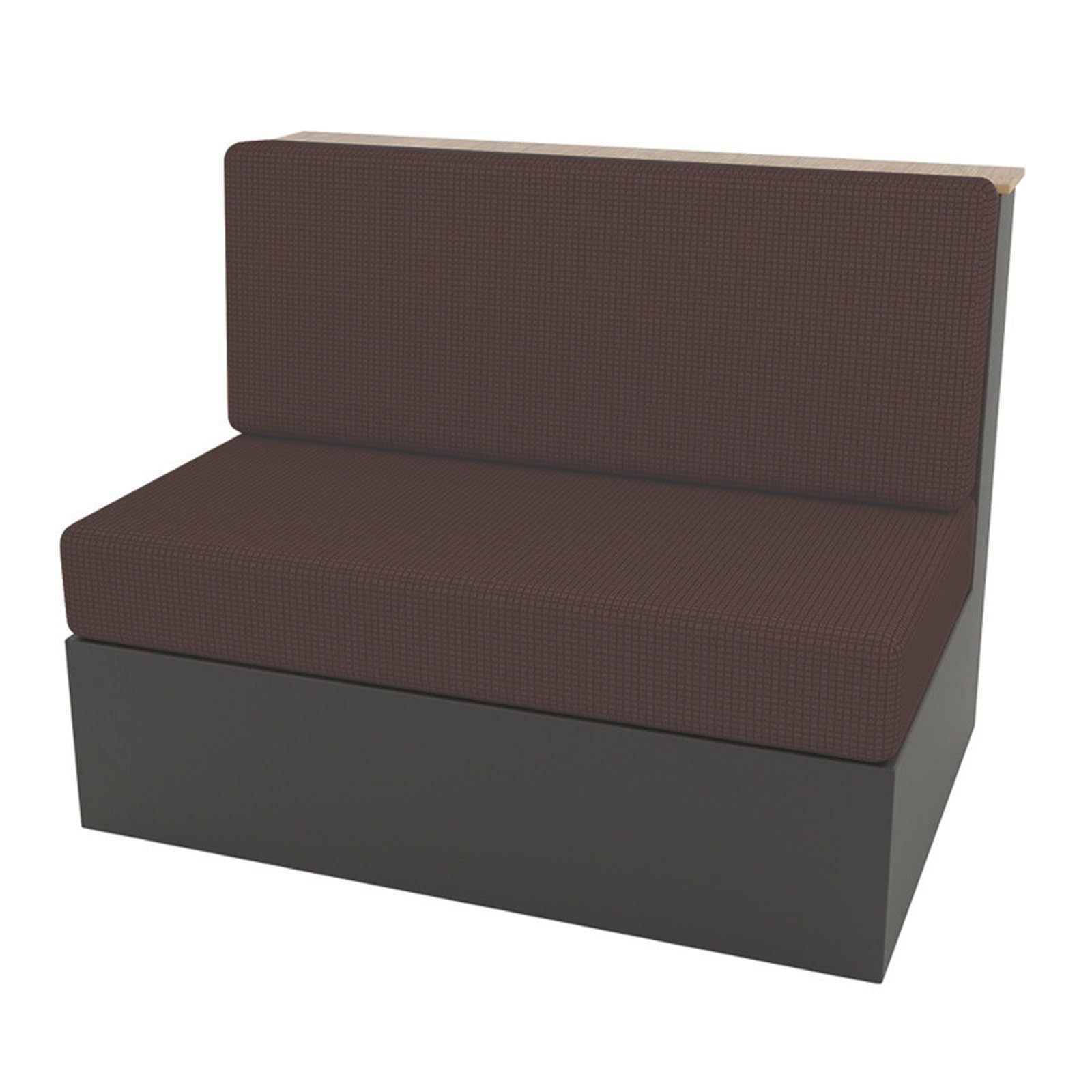 Housses coussin extensibles camping-car marron foncé 2 pièces