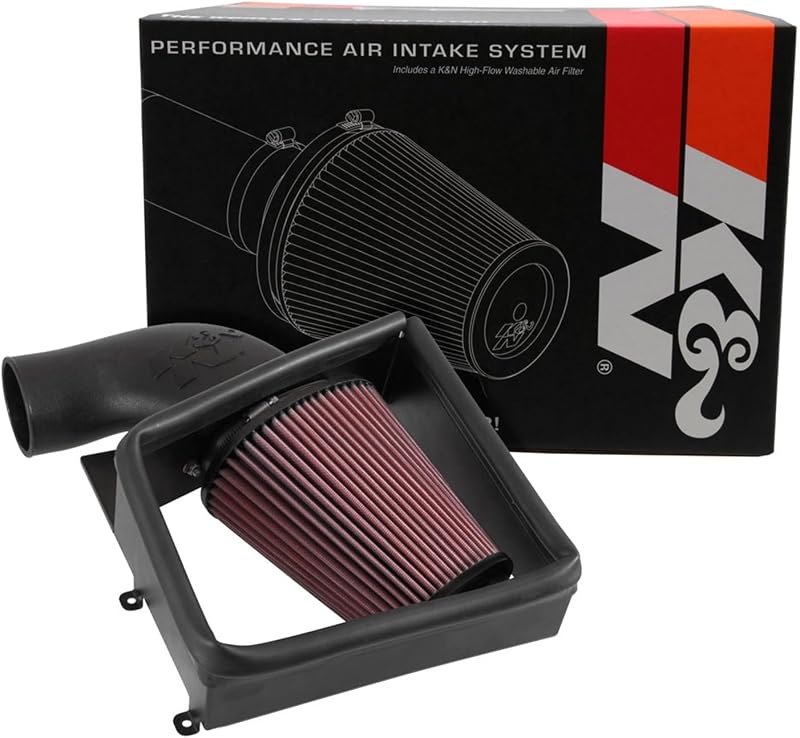 Kit de admissão de ar frio K&N 63-1132 com filtro de alto fluxo para BMW 535i 2011–2016 – 1 unidade
