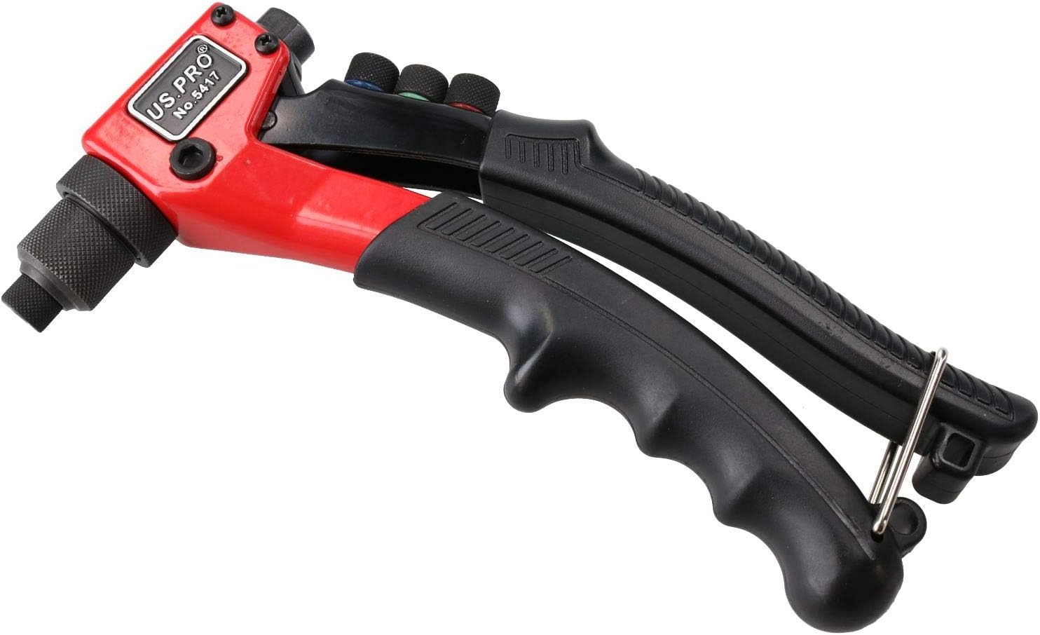 Single Hand Compact Pot Pop Riveter Rivet Tool 2.4mm - 4.8mm + 320 Alu Rivets