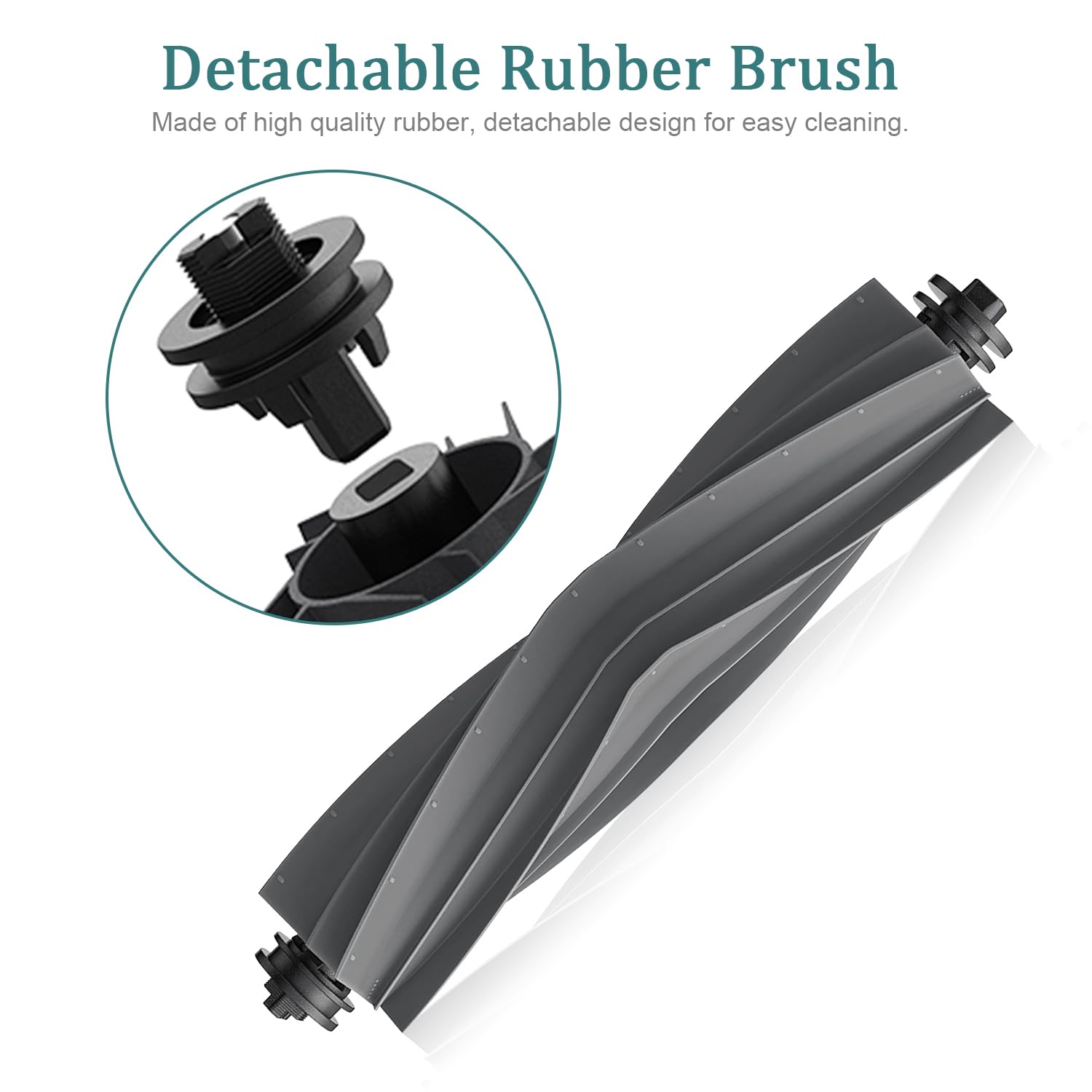 avec Dreame L10s Ultra Gen 3, Dreame X40 Ultra/ L40 Ultra, MOVA P50 Pro Ultra/ P50 Ultra/ P10 Pro Ultra Pièces d'Aspirateur Rouleau Principal Brosse Latérale Filtre Chiffon de Nettoyage Sac à