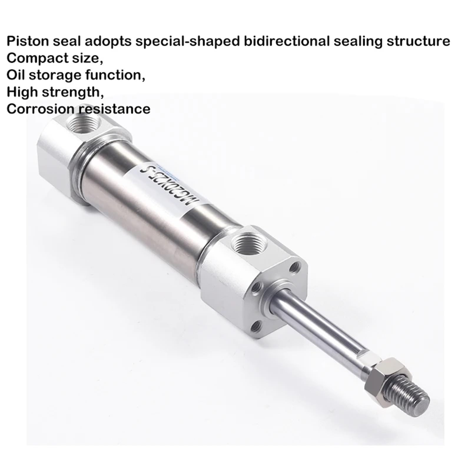 Cylindre pneumatique Mini cylindre pneumatique en acier inoxydable MG20/25/32/40-50X100X150X200X250X300X350X400X450X500S(Stroke 500mm,Bore 40mm)